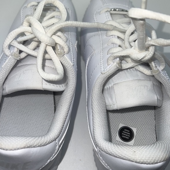 Nike Cortez Basic SL size 3.5 Girls White NWT - Picture 7 of 9
